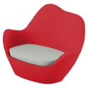 Poltrona Sabinas Vondom rosso