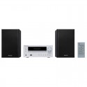 Pioneer Micro corrente de prata com CD player e Bluetooth