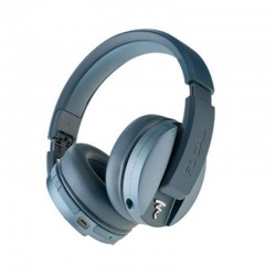 Blaue CHICBLUE Bluetooth Wireless Kopfhörer zu hören