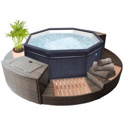 Netspa Octopus 4 to 6 SeatEr Portable Spa with 5 Furniture Elements