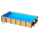 Piscine Bois Weva Rectangulaire 8 x 4 BWT myPOOL