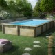 Piscine Bois Weva Rectangulaire 8 x 4 BWT myPOOL