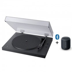 Platinum Sony vinyl Bluetooth with extra bass speaker