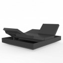 Reclining couch Vela daybed Vondom anthracite