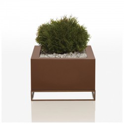 Pot Jardinière Vela land H40 Vondom bronze