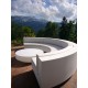 Table Basse Vondom Design Vela Ronde Blanc