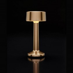 Table Light Imagilights Led Wireless Collection Golden Moments Cylindre