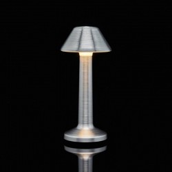 Lámpara de mesa Imagilights Led Wireless Collection Silver Moments Cono