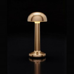 Lámpara de mesa Imagilights Led Colección inalámbrica Momentos Cúpula de bronce