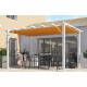 Pergola Alluminio Habrita Antracite 12m2 con tela tonalità