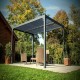 Pérgola Bioclimática Orientable Blades 11m2 y Brise-Vue fachada 3.6m