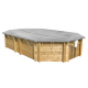 Copertura invernale estese piscine in legno ottagonale OCTO 640