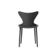 Lot de 4 Chaises Love Vondom Manta noir