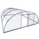 Pool shelter in Aluminum and Polycarbonate 394 x 642 x 132