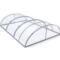 Pool shelter in Aluminum and Polycarbonate 390 x 642 x 75 Pool shelter in Aluminum and Polycarbonate 390 x 642 x 75