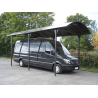 Carport Motorhome L7,60xH3,60m aluminium en polycarbonaat Anti-UV Habrita