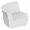 Sofa Sofa Vondom design Suave hoek in witte waterafstotende stof Snow 1041