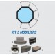 Furniture Kit 5 modules for Spa Octopus 4 to 6 Places NetSpa