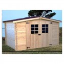 Garden shed in Wood of Spruce Habrita 9.58 m2