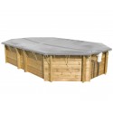 Copertura invernale allungata ottogonale piscine in legno OCTO Plus 840 BWT myPOOL