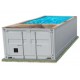 Pool Container CosyPool Swim Plus 244x605 H150 rectangle CosyPool