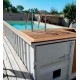 Zwembadcontainer CosyPool Swim Plus 244x605 H150 rechthoek CosyPool
