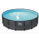 Altalena Piscina Elite Round Design rattan 427x107