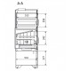 Stufa a legna Ferlux con forno Forno 60 in Acciaio 16kW con vetro