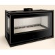 Wood Insert Ferlux Panoramic 90 Angle with 2 glazed sides 18 kW