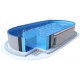 Swimmingpool Ovale Ibiza Family 800 Luxe Vergraben