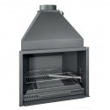 Ferlux inbouwbarbecue S80 staal met kap