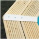 Pool Holz Sonnenwasser 490x300 H120cm Blau Liner Ubbink