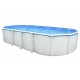 Piscina elevada TOI Ibiza Oval 915x457x132 con kit completo Blanco