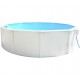 Piscina fuori terra TOI Canarias rotonda 350xH120 con kit completo bianco