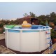 Piscine hors sol TOI Canarias ronde 350xH120 avec kit complet blanc