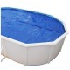 Piscina acima do solo TOI Mallorca oval 640x366xH120 com kit completo Branco