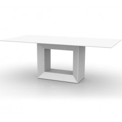 Dining table Vela 200 Vondom 300x100xH72 White