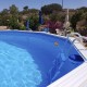 Piscine hors sol TOI Majorque ovale 730x366xH120 avec kit complet Blanc