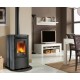 Estufa de leña Nordica Extraflame Ester BII 9.4kW piedra natural