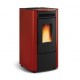 Stufa ventilata a pellet La Nordica Extraflame Ketty Evo 2.0 7kW Bordeaux