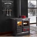 Stufa a legna Nordica Extraflame Rosa L 9kW Nero