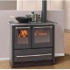 Cuisinière à bois Nordica Extraflame Sovrana Easy 2.0 9kW noir