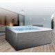 Square NetSpa Wave 5-Sitzer-Whirlpool aus Acryl