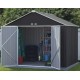 Abri de Jardin en Métal Habrita 299x249x h249 Toit double pente