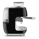 Smeg 50's Espresso Coffee Machine with Grinder Black Chrome