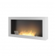 Infire Murall 1000 Bio-ethanol Haard met Glas 2 kW Wit