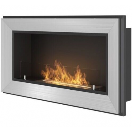 SIMPLEfire Frame 900 Bioethanol Fireplace Black with 1 Window