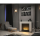 Infire Inportal1 Bioethanol Fireplace White with 1 Window