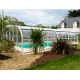 Mid-height pool enclosure Abrisol Tabarca Fixed veranda 12.9x550m