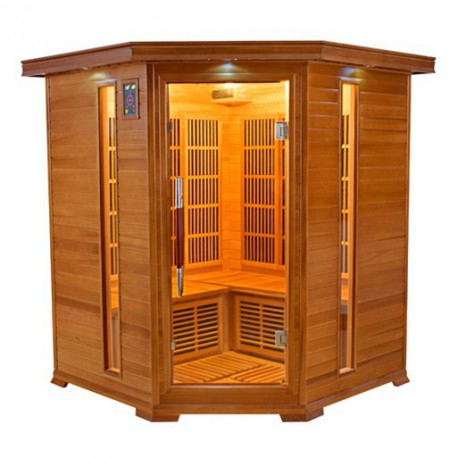 Infrared sauna luxury 3-4 seats - Selection VerySpas